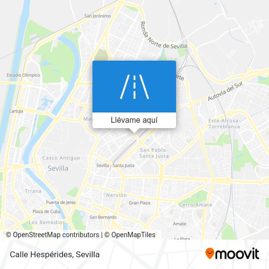 Mapa Calle Hespérides