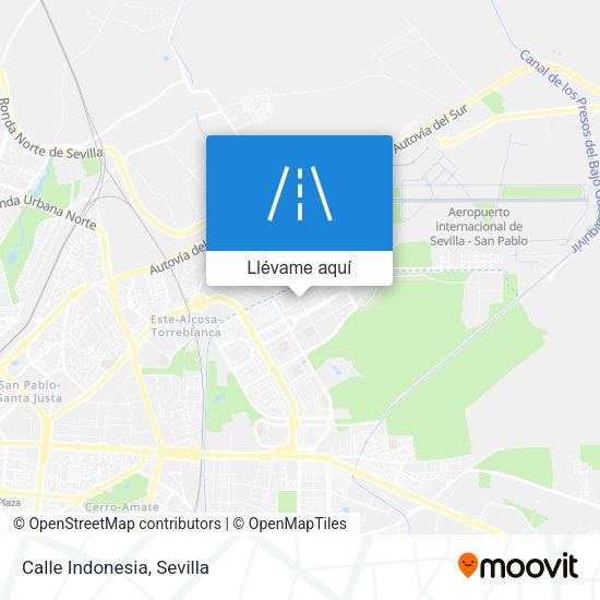 Mapa Calle Indonesia