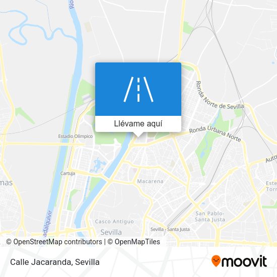 Mapa Calle Jacaranda