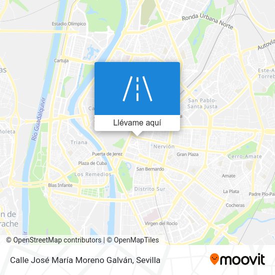 Mapa Calle José María Moreno Galván