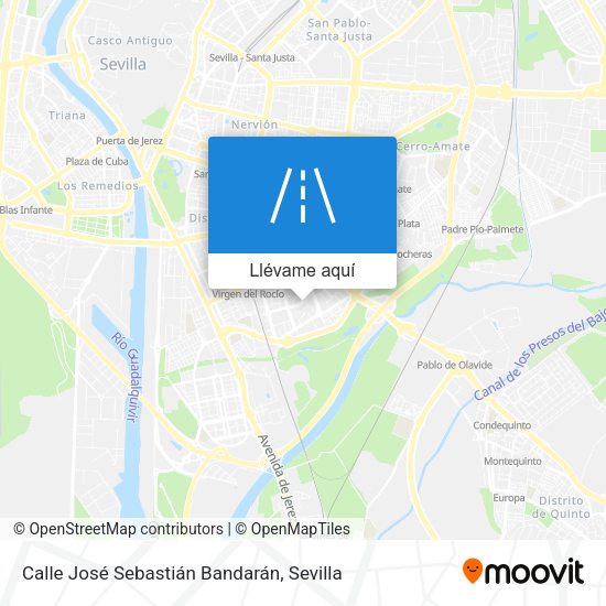 Mapa Calle José Sebastián Bandarán