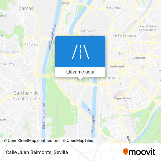 Mapa Calle Juan Belmonte