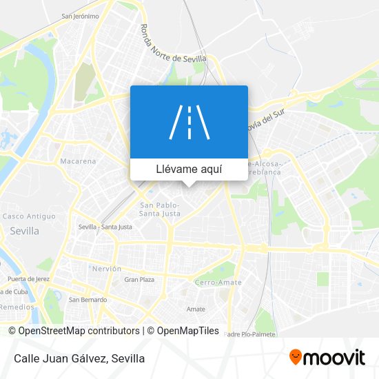Mapa Calle Juan Gálvez