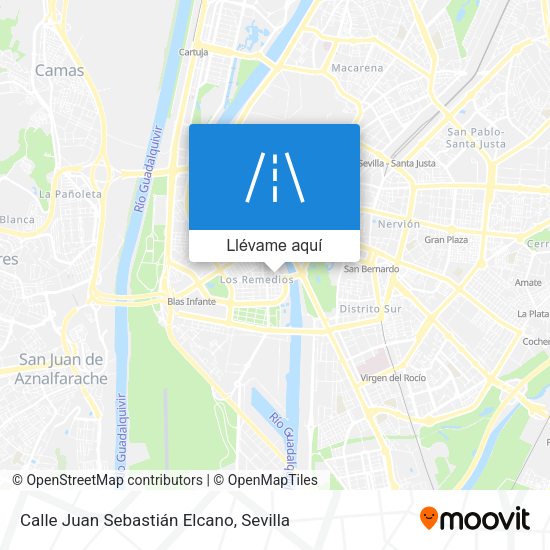 Mapa Calle Juan Sebastián Elcano