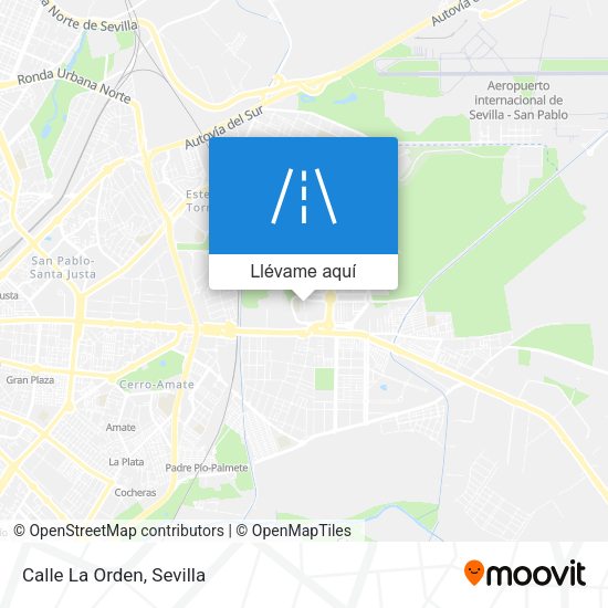 Mapa Calle La Orden