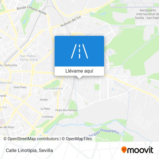 Mapa Calle Linotipia