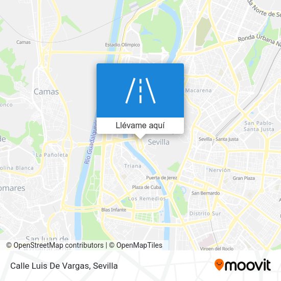 Mapa Calle Luis De Vargas