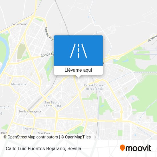 Mapa Calle Luis Fuentes Bejarano