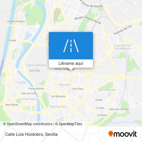 Mapa Calle Luis Huidobro