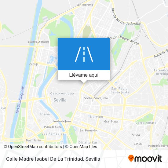 Mapa Calle Madre Isabel De La Trinidad