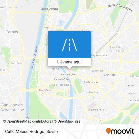 Mapa Calle Maese Rodrigo