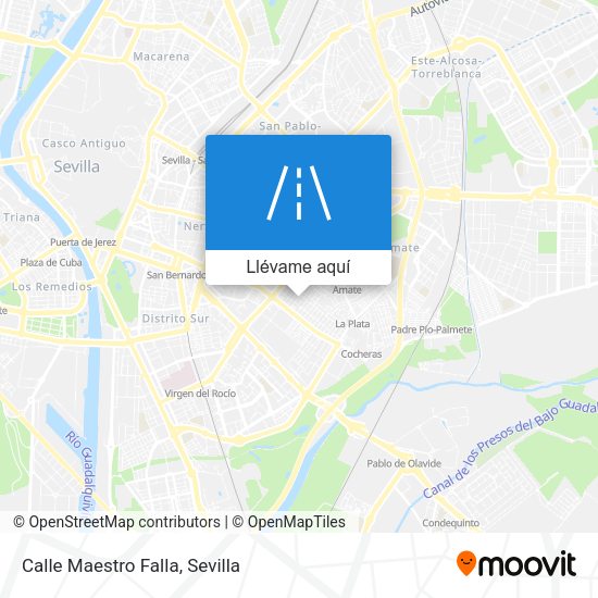 Mapa Calle Maestro Falla