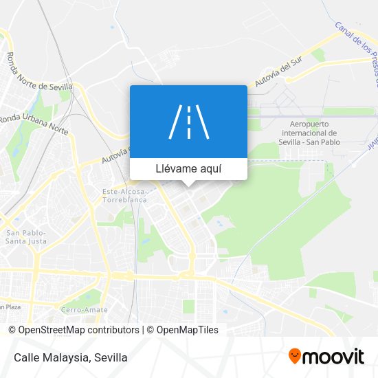 Mapa Calle Malaysia