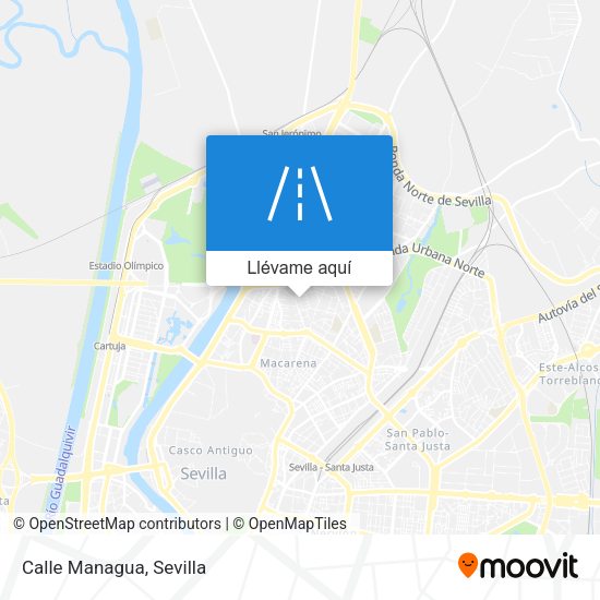 Mapa Calle Managua