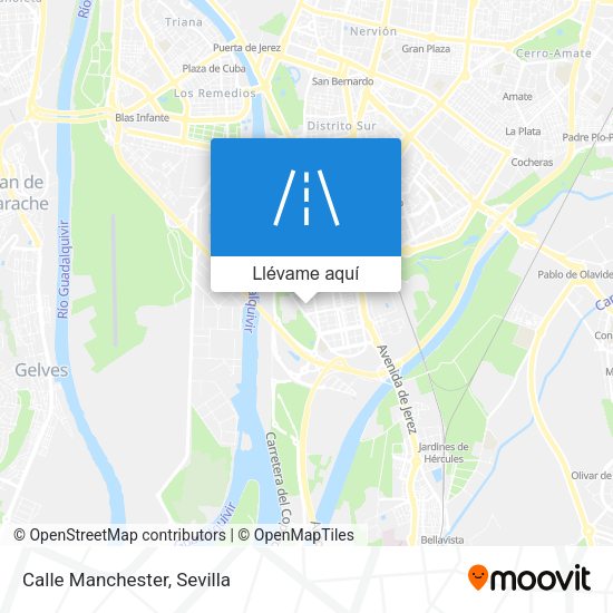 Mapa Calle Manchester