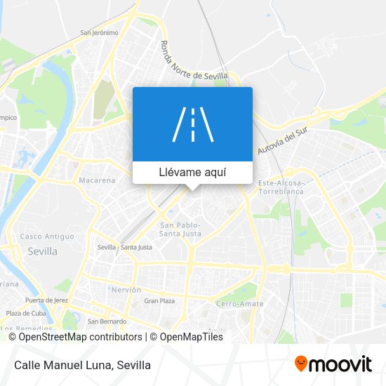 Mapa Calle Manuel Luna