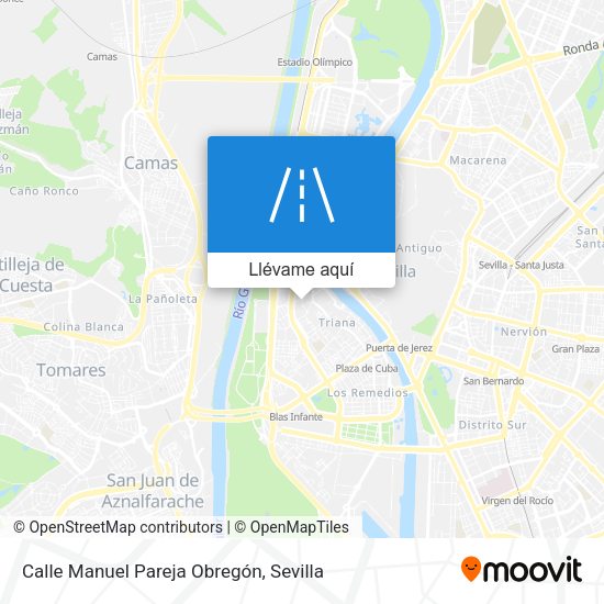 Mapa Calle Manuel Pareja Obregón