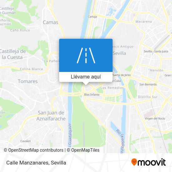 Mapa Calle Manzanares