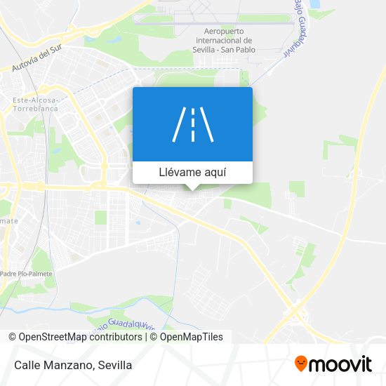 Mapa Calle Manzano