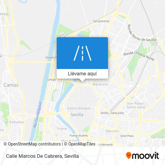 Mapa Calle Marcos De Cabrera