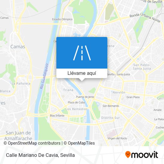 Mapa Calle Mariano De Cavia