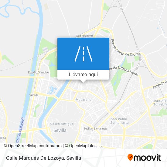 Mapa Calle Marqués De Lozoya