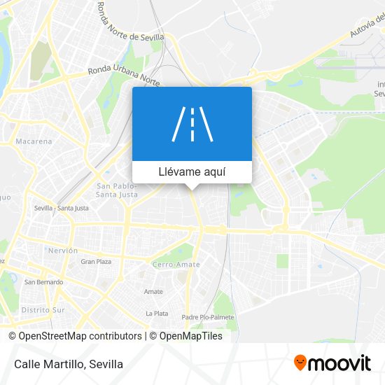 Mapa Calle Martillo