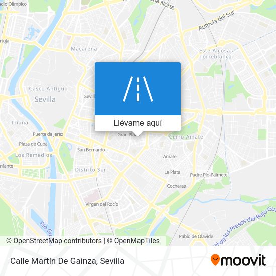 Mapa Calle Martín De Gainza