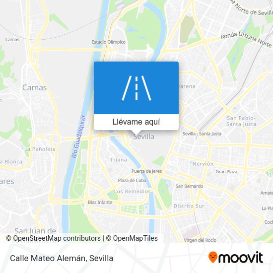 Mapa Calle Mateo Alemán