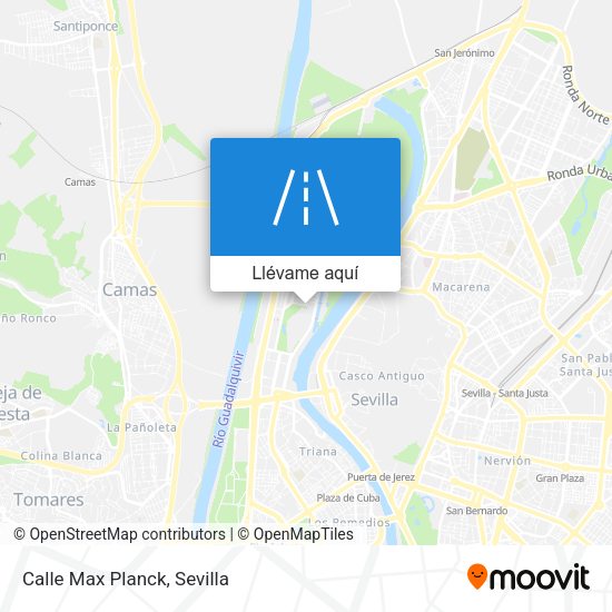 Mapa Calle Max Planck