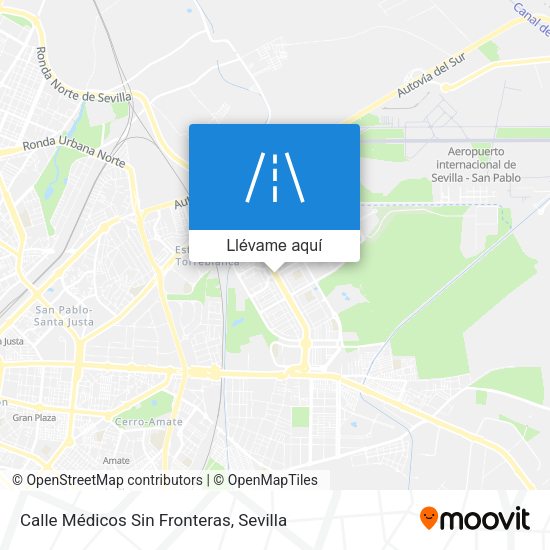 Mapa Calle Médicos Sin Fronteras