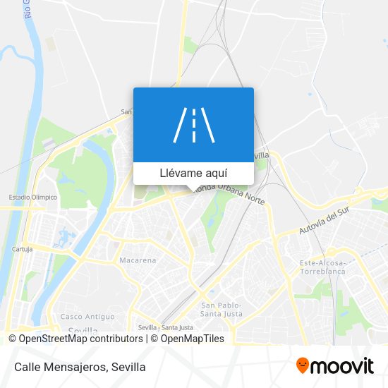 Mapa Calle Mensajeros