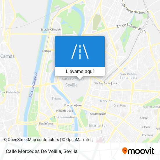 Mapa Calle Mercedes De Velilla
