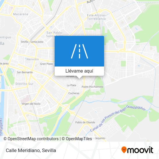 Mapa Calle Meridiano
