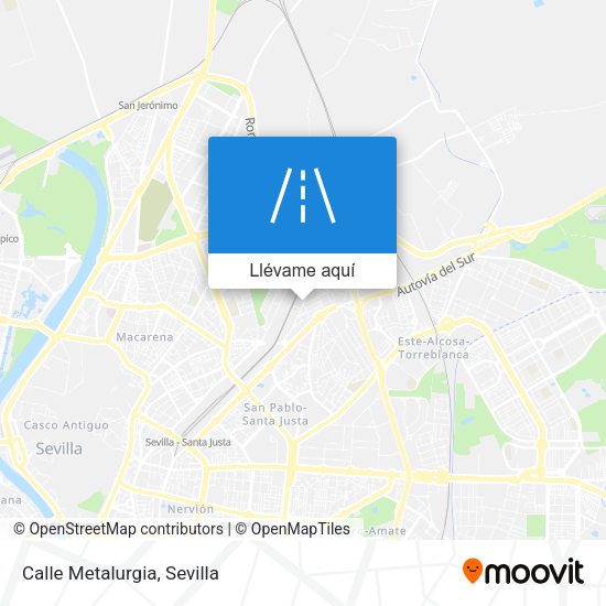 Mapa Calle Metalurgia