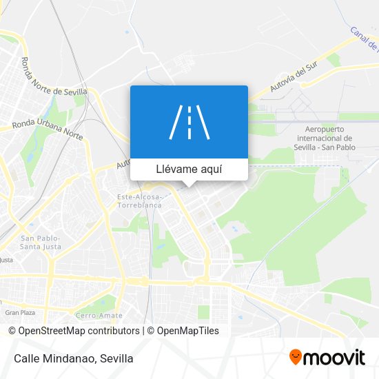 Mapa Calle Mindanao