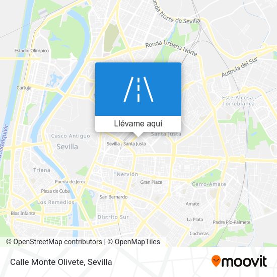 Mapa Calle Monte Olivete