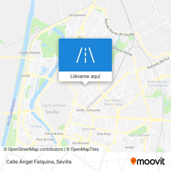 Mapa Calle Ángel Falquina
