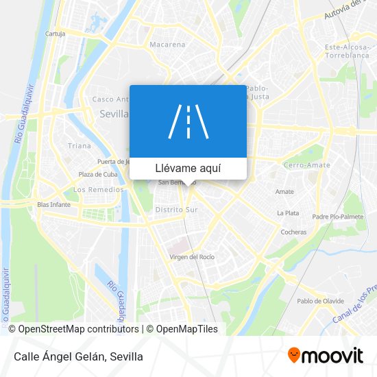 Mapa Calle Ángel Gelán