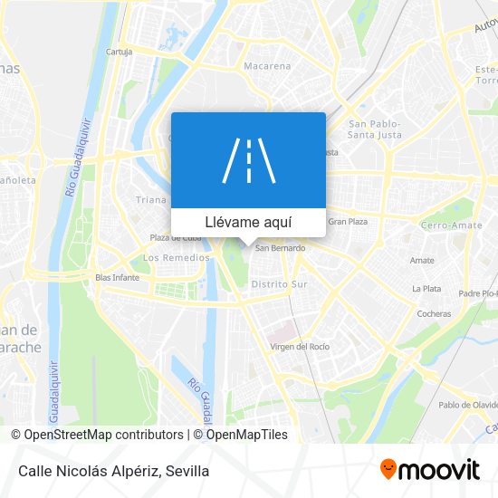 Mapa Calle Nicolás Alpériz