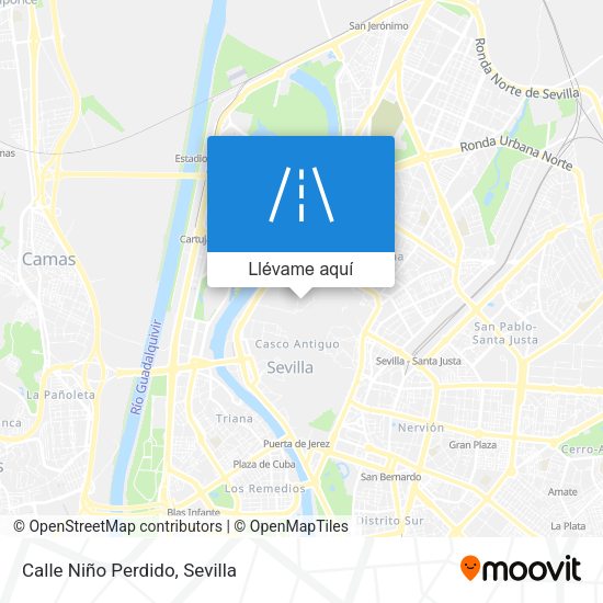 Mapa Calle Niño Perdido