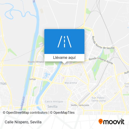 Mapa Calle Níspero