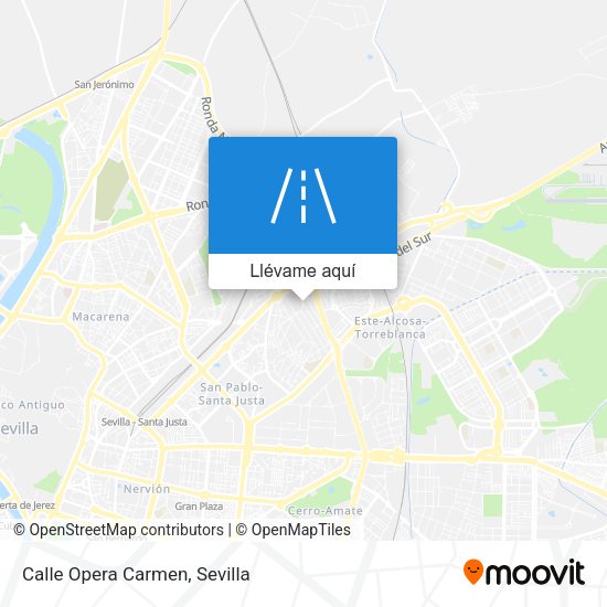Mapa Calle Opera Carmen