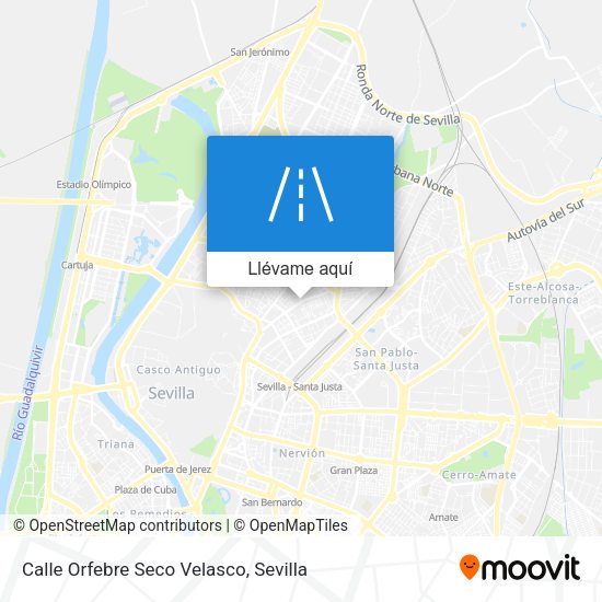 Mapa Calle Orfebre Seco Velasco