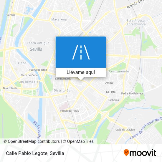 Mapa Calle Pablo Legote