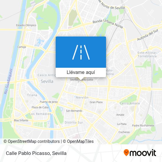 Mapa Calle Pablo Picasso