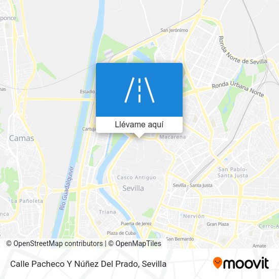 Mapa Calle Pacheco Y Núñez Del Prado
