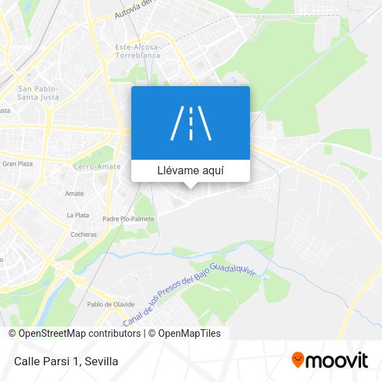 Mapa Calle Parsi 1