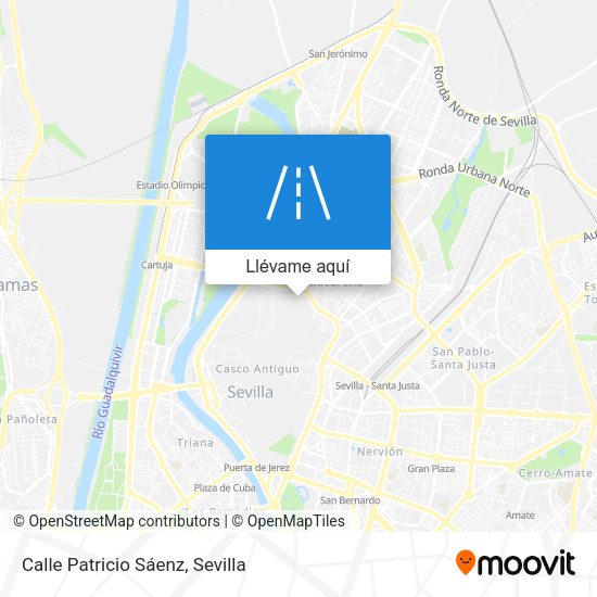 Mapa Calle Patricio Sáenz