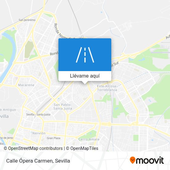 Mapa Calle Ópera Carmen